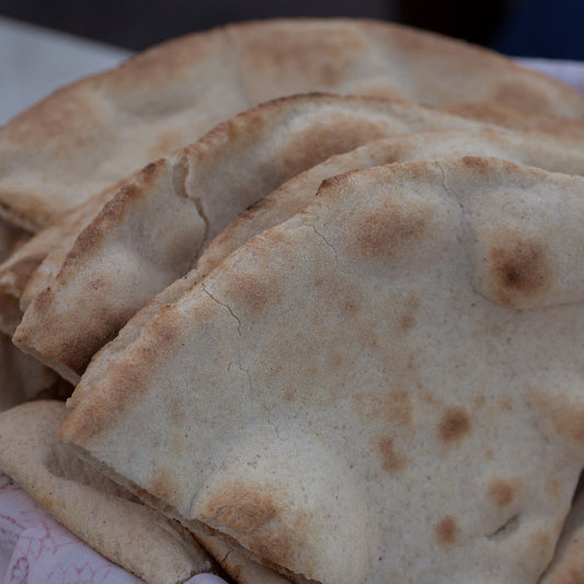 Khamiri Roti served with Nihari at NHR Nihari Culture Lahore
